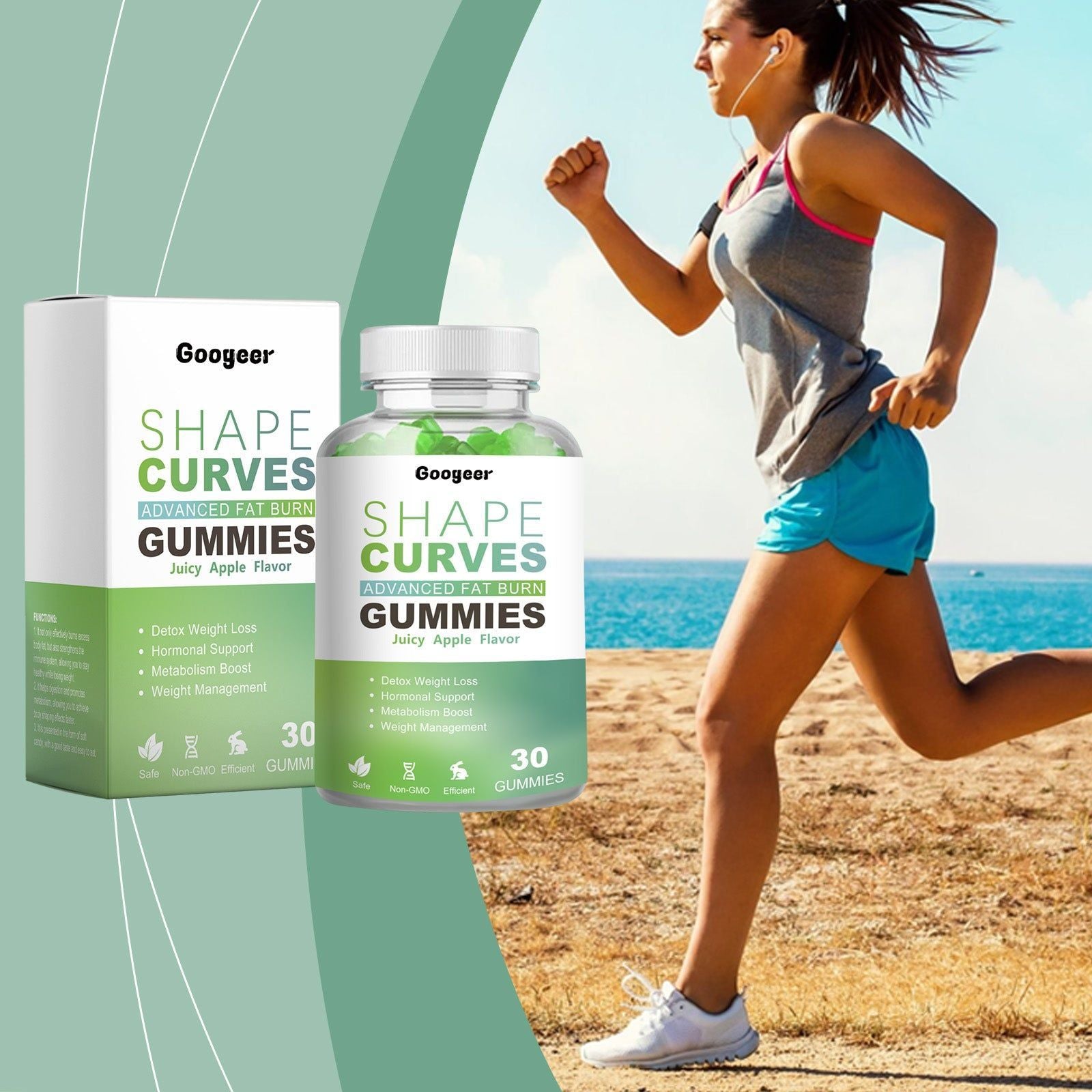 Advanced Fat Burn Gummies, Body Care, Energy Boost, Delicious Weight Loss ,30gummies