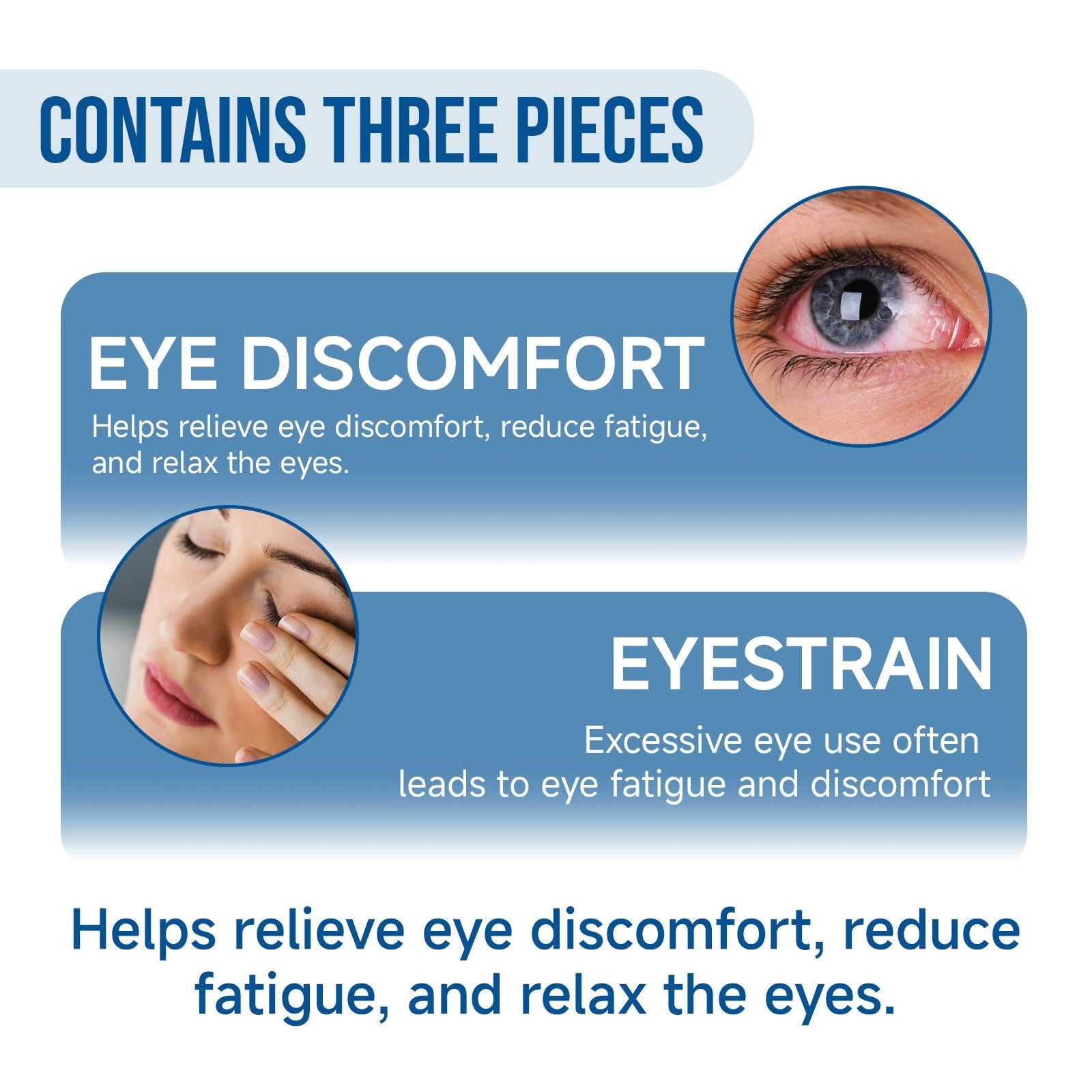 Anti Fatigue Eye Drops, Relieve Dryness, Brighten Eyes, Instant Comfort ,15ml