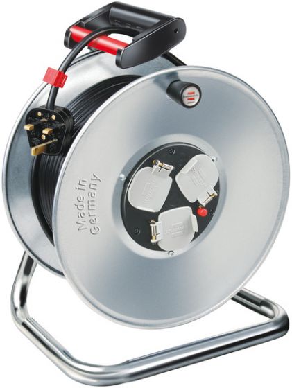 BRENNENSTHUL 1198063 CABLE REEL - STEEL -BS SOCKET- 50 M
