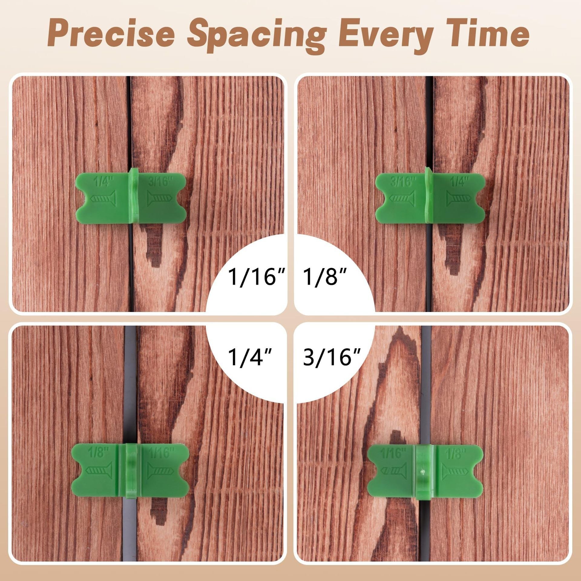 8pcs ABS Deck Spacer Tool Multifunctiona Deck Board Spacers