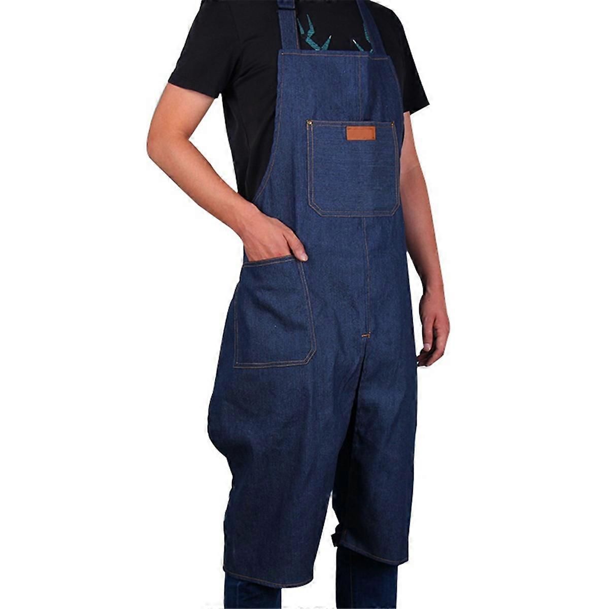 Split Leg Pottery Apron DIY Ceramic Sculpture Mud-retaining Overalls