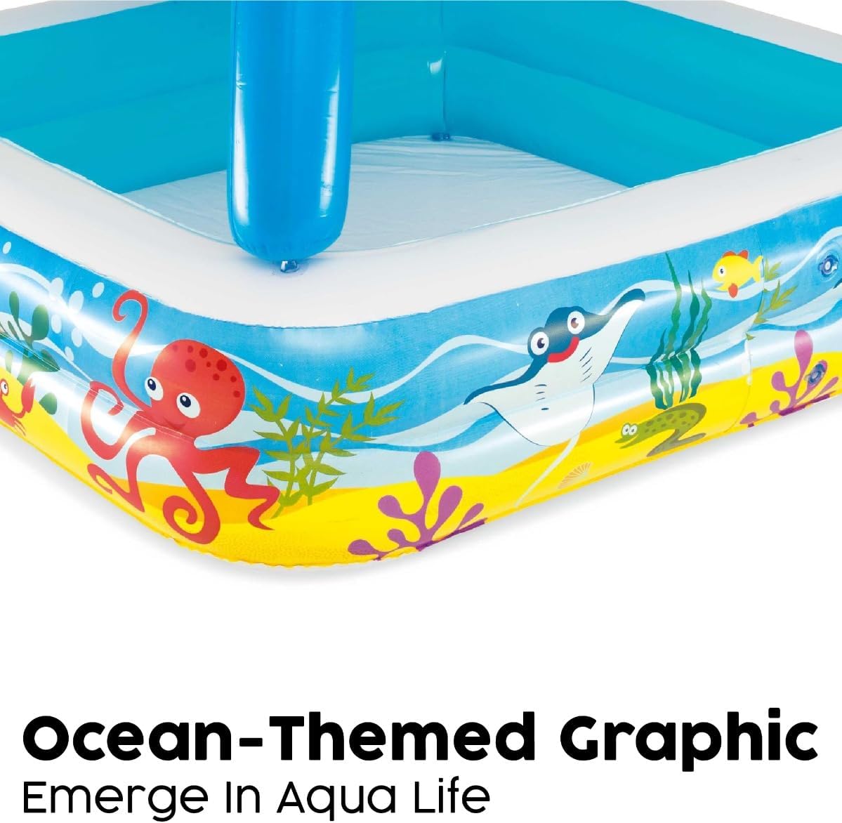 Bestway -Play Pool With Canopy 140X140X114 cm