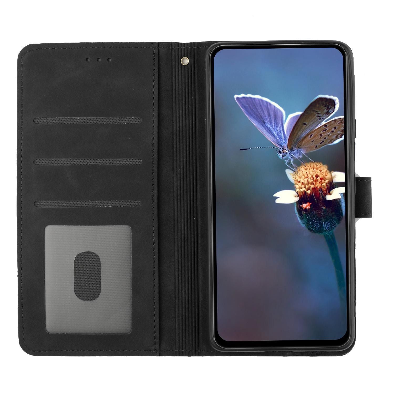 Flower Embossing Leather Case For Google Pixel 9a