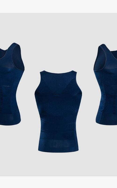 Mens Body Shaping Sweat Sauna Stretch Tummy Control Body Lingerie Tight Shapewear