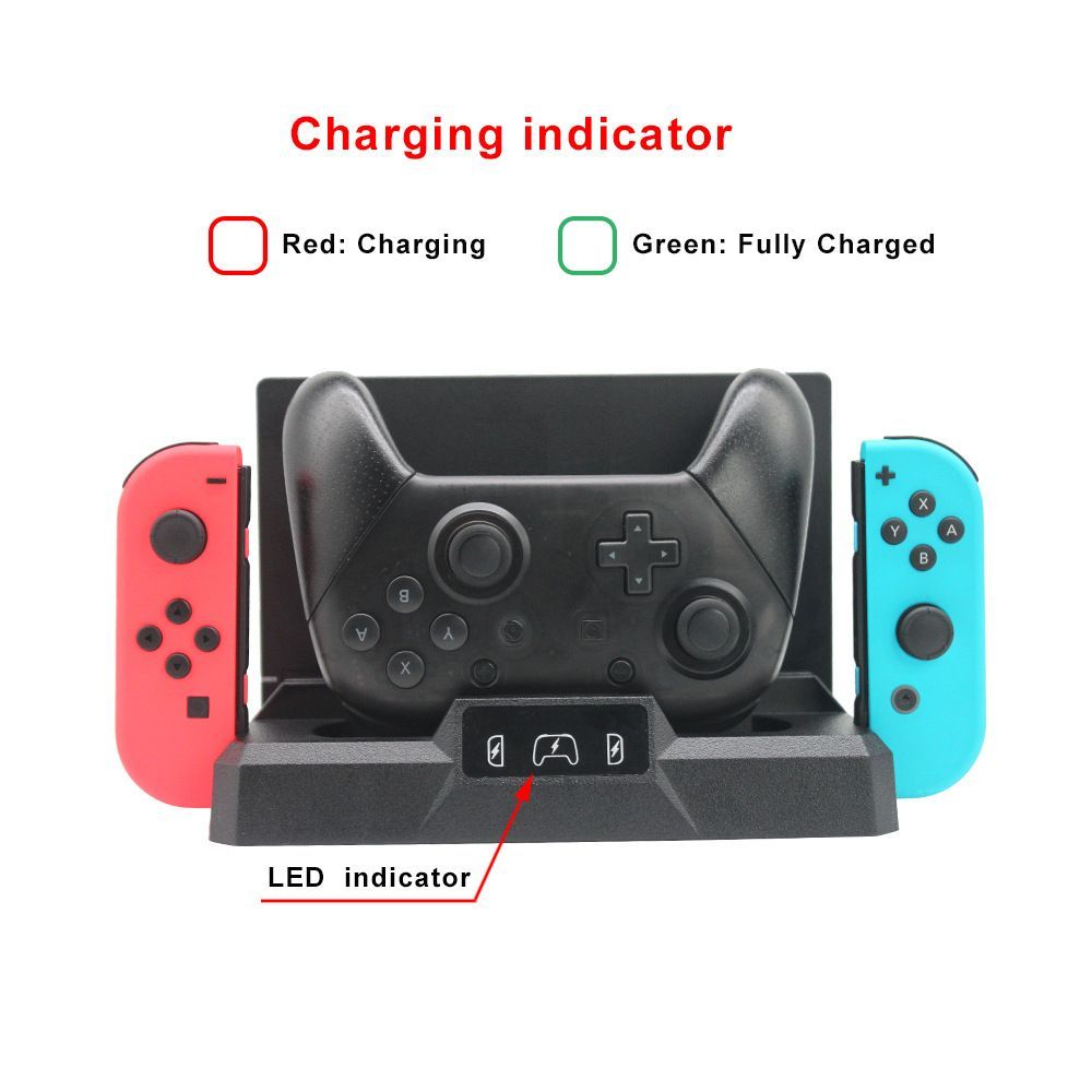 Charging Dock Station Gaming Fast Stand Charger Controller Storage Rack
