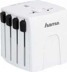 HAMA 128202 MUV MICRO WORLD TRAVEL ADAPTER PLUG, 2 PINS