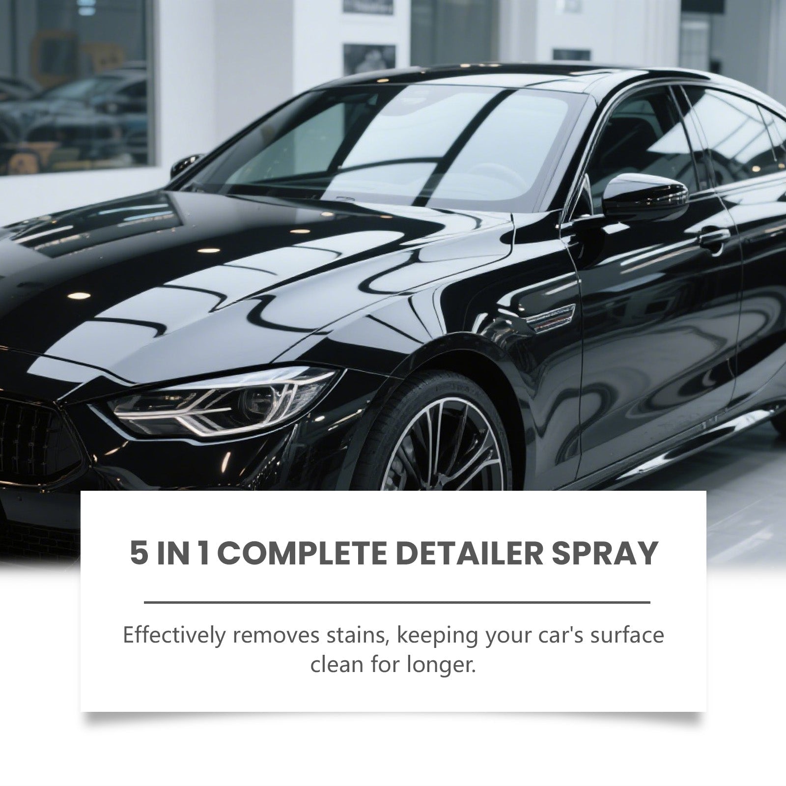 Car Brightening Cleaner Five-In-One Detail Spray, Rainproof, Waterproof, Easy Car Exterior Shine ,1set