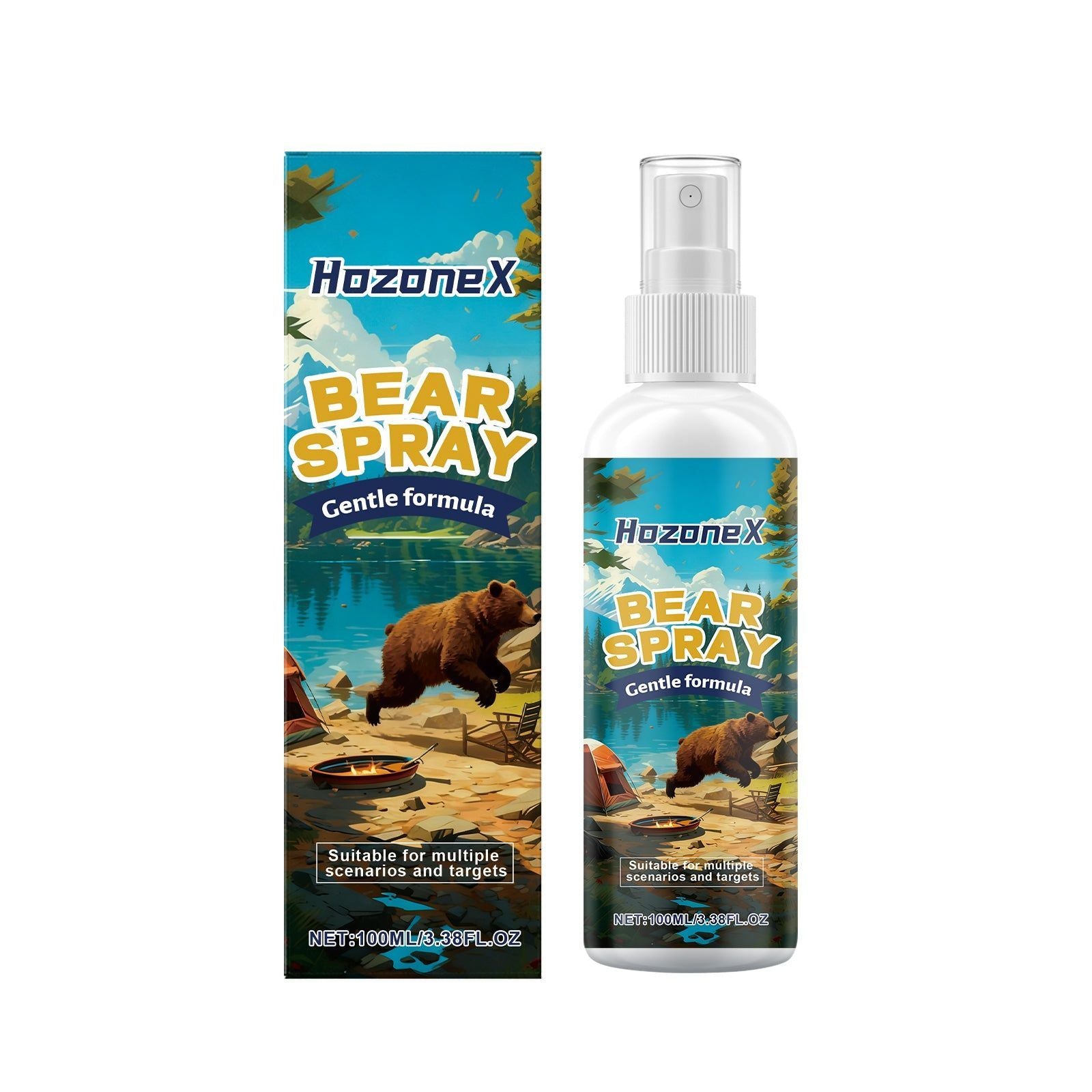 Bear Repellent Spray, Outdoor Safety, Wildlife Deterrent, Camping Gear ,100ml