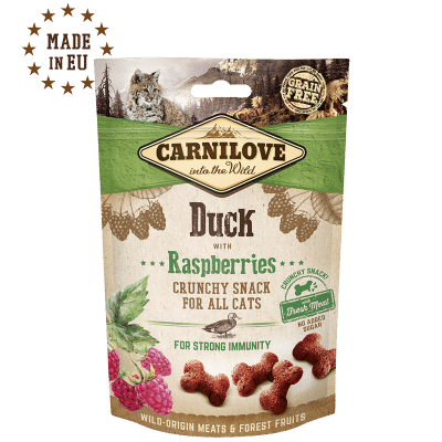 Carnilove Cat Crunchy Snack Duck & Raspberries 50 g