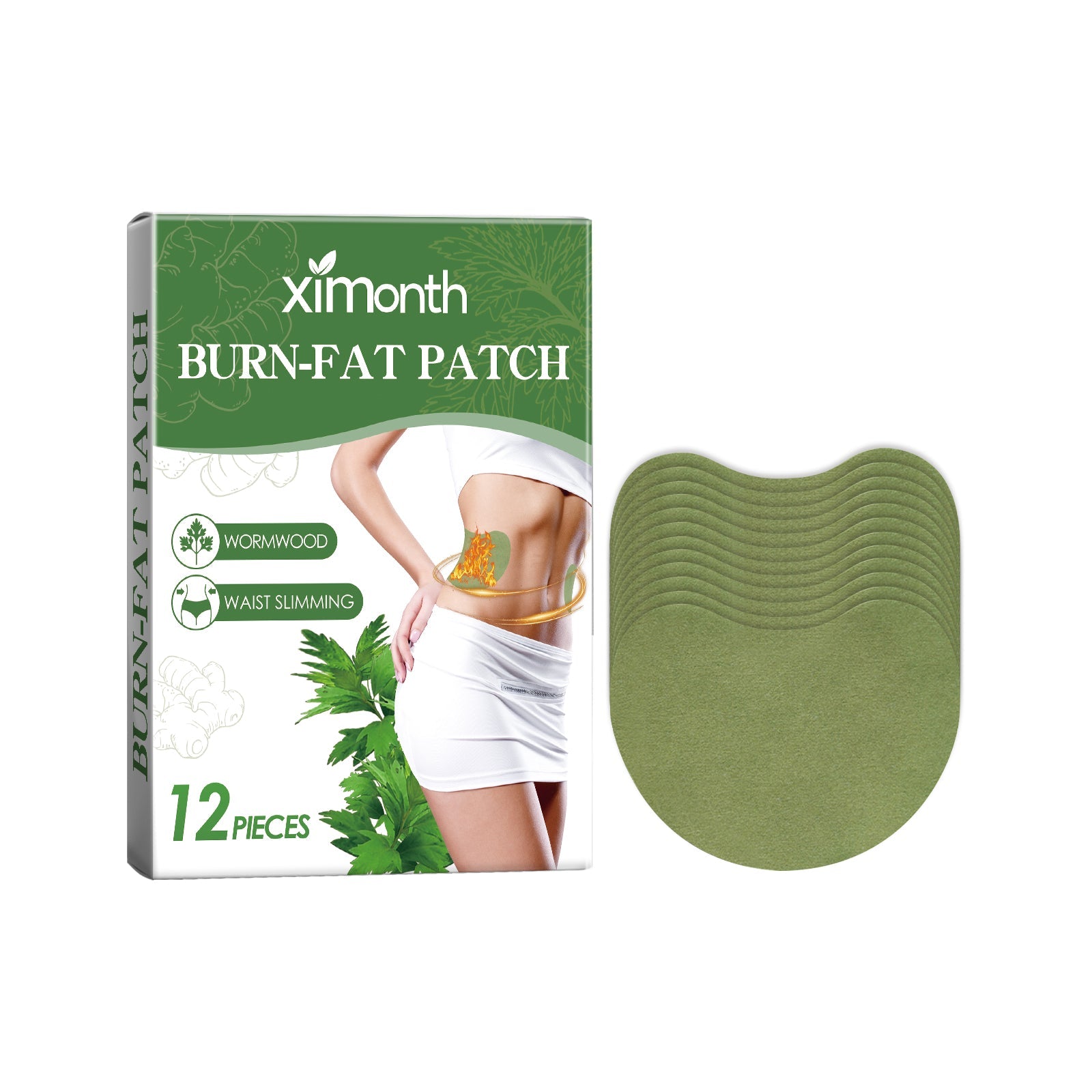 Burn Fat Patch for Aching Muscles, Bone Relief, Weight Loss, Lumbar Care, Easy & Effective ,12pcs