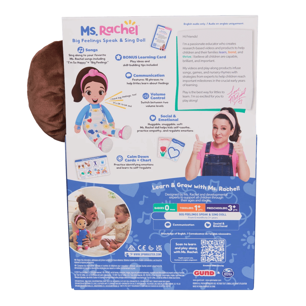 Ms. Rachel Big Feelings Doll