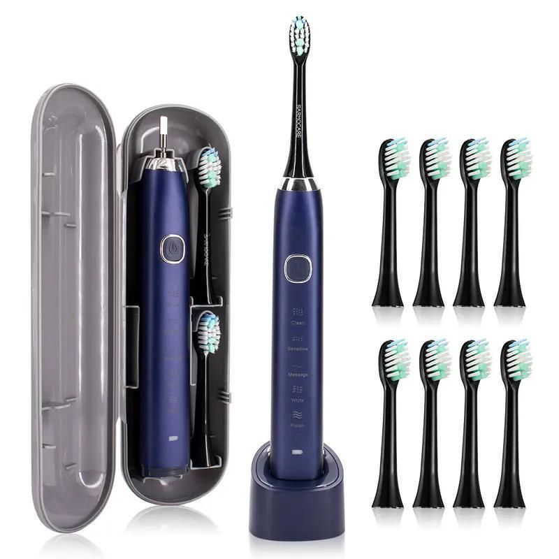 فرشاة أسنان كهربائية صوتية Sarmocare S100 مقاومة للماء بمعيار IPX7