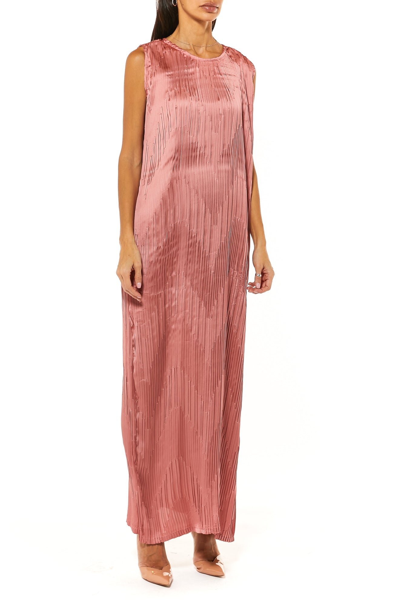 Dark Peach Under Dress