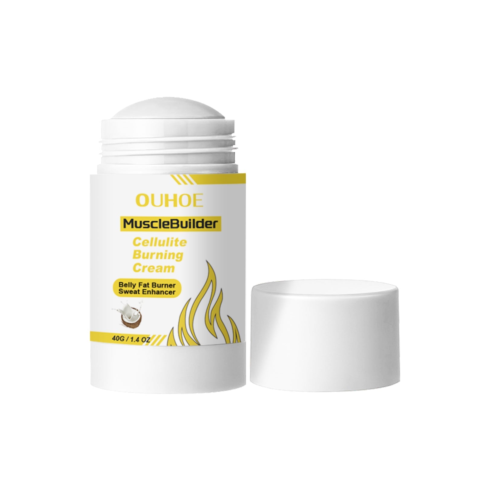 Boost Abdominal Heat and Tightness, Enhance Perspiration with Body Care Cream ,40g
