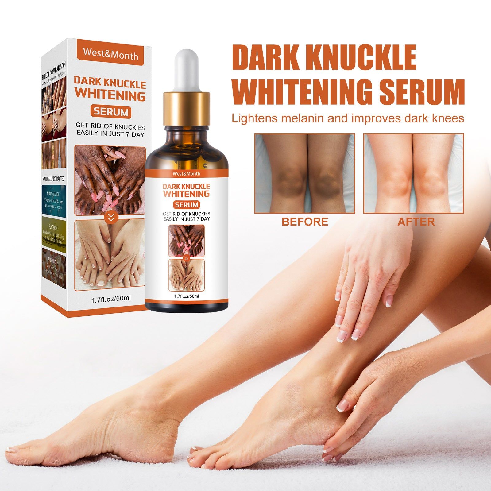 Blackening Essence for Joints, Body, Brightening, Melanin Removal, Moisturizer ,50g