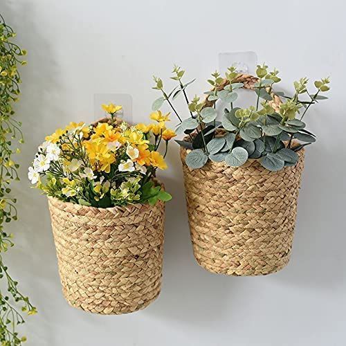 AIESY® Beautiful Handcrafted Decor Jute Baskets for Plantation