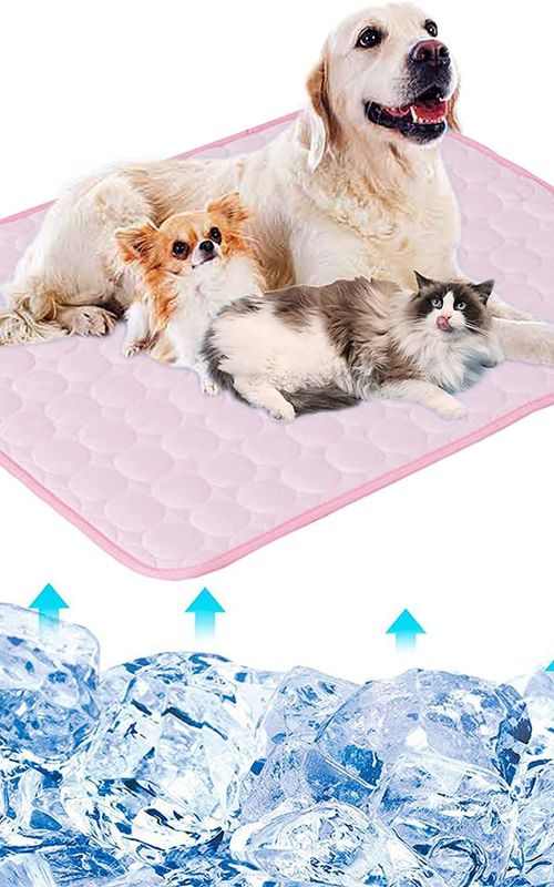 Dog Cooling Mat Sleeping Cooling Pad Washable Cool Blanket For Kennel Sofa Bed