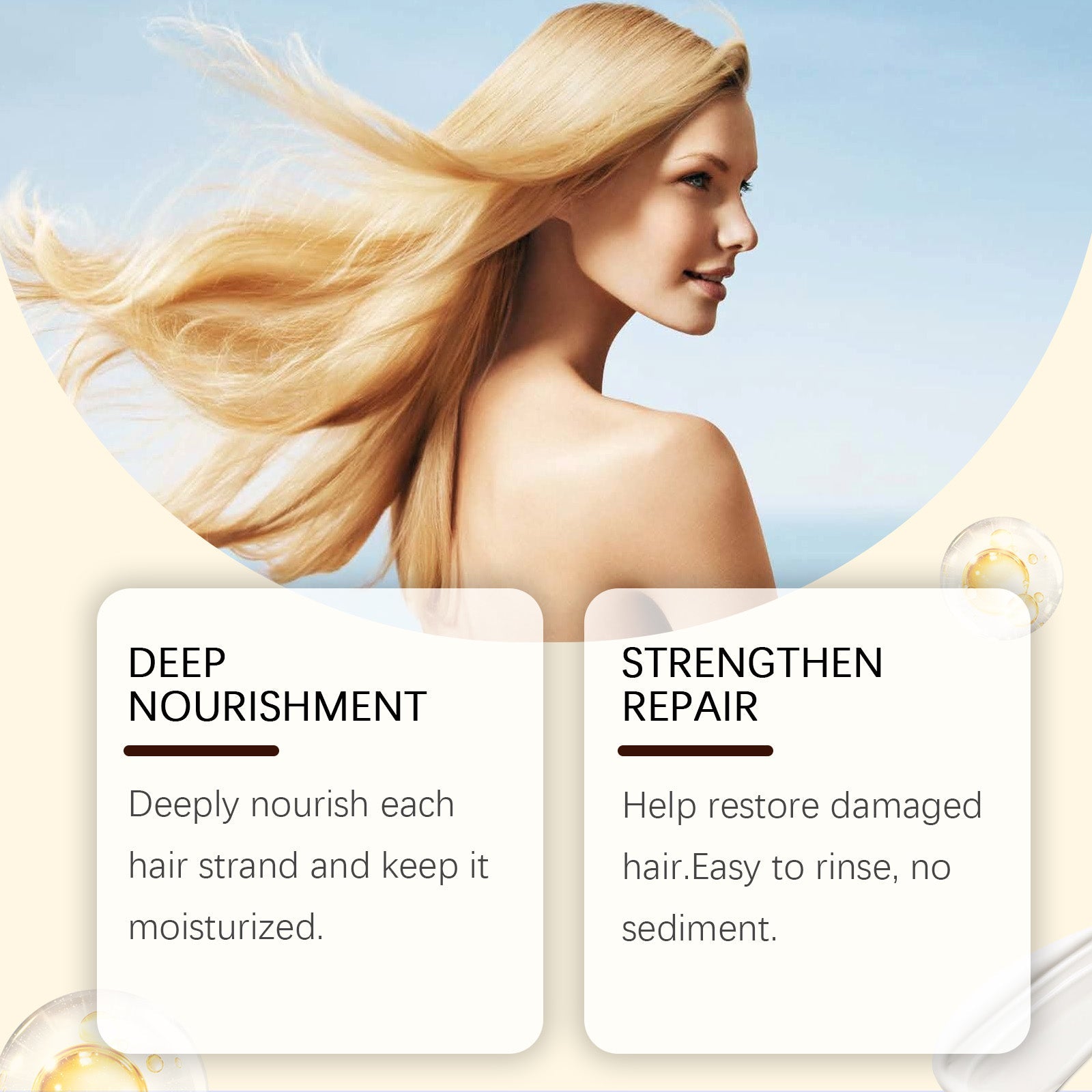 Collagen Volumizing Shampoo, Deep Clean Hair, Nourish, Repair, Shine ,100ml