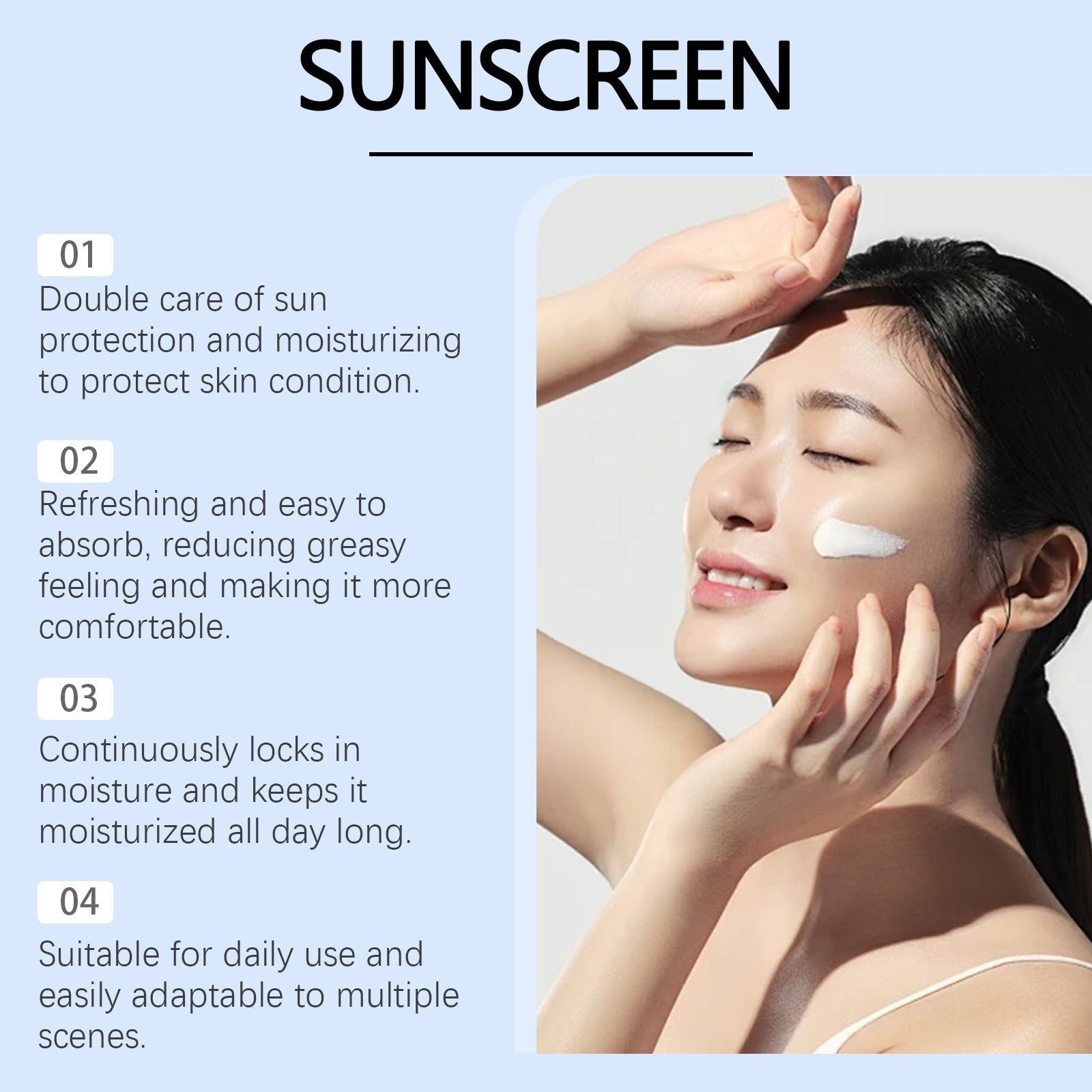 Birch Juice Skin Protection Cream, SPF Moisturizer, Gentle UV Shield ,50g