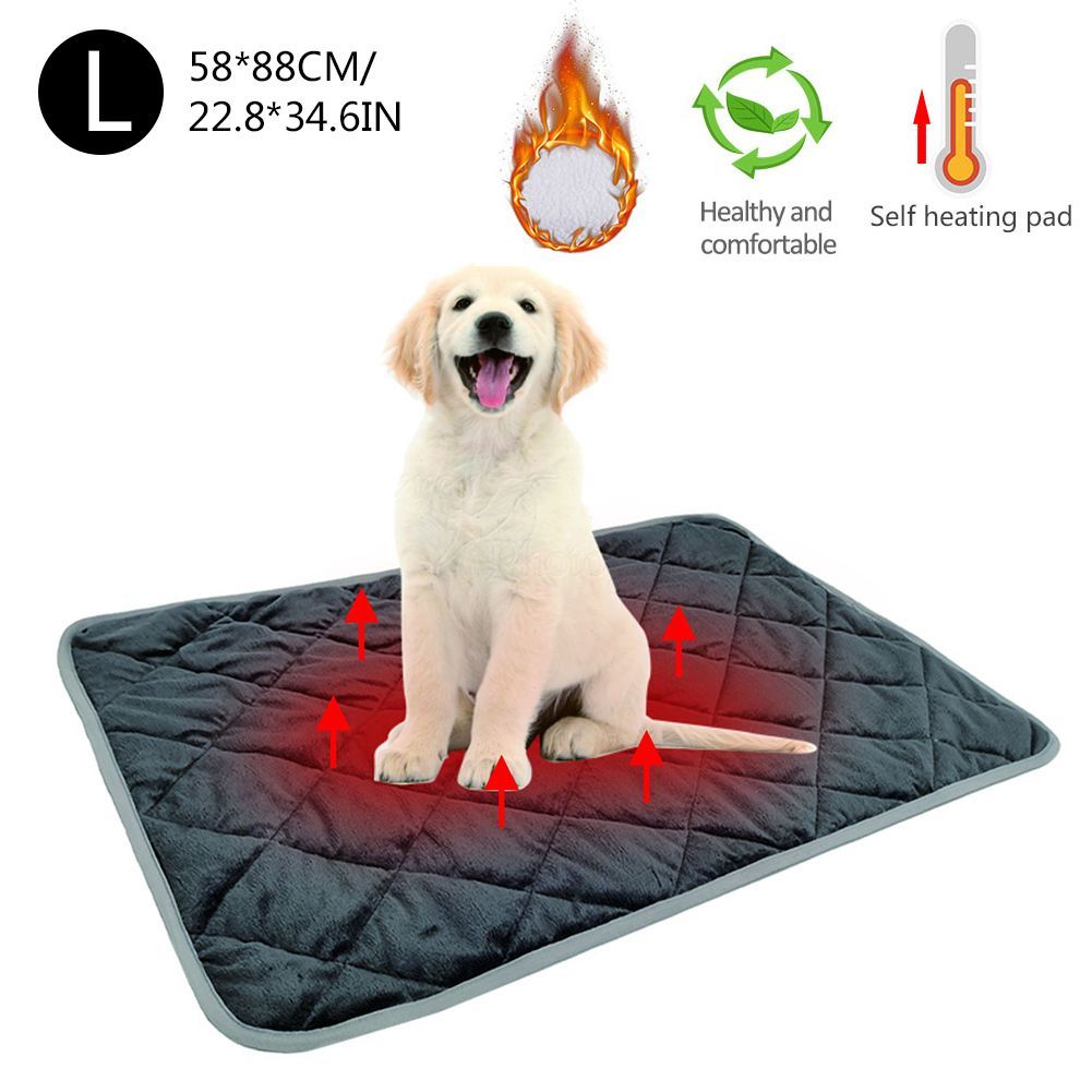 Pets Self Heating Pads Warm Dog Bed Cat Blanket Thermal Mat Sofas Floors Beds