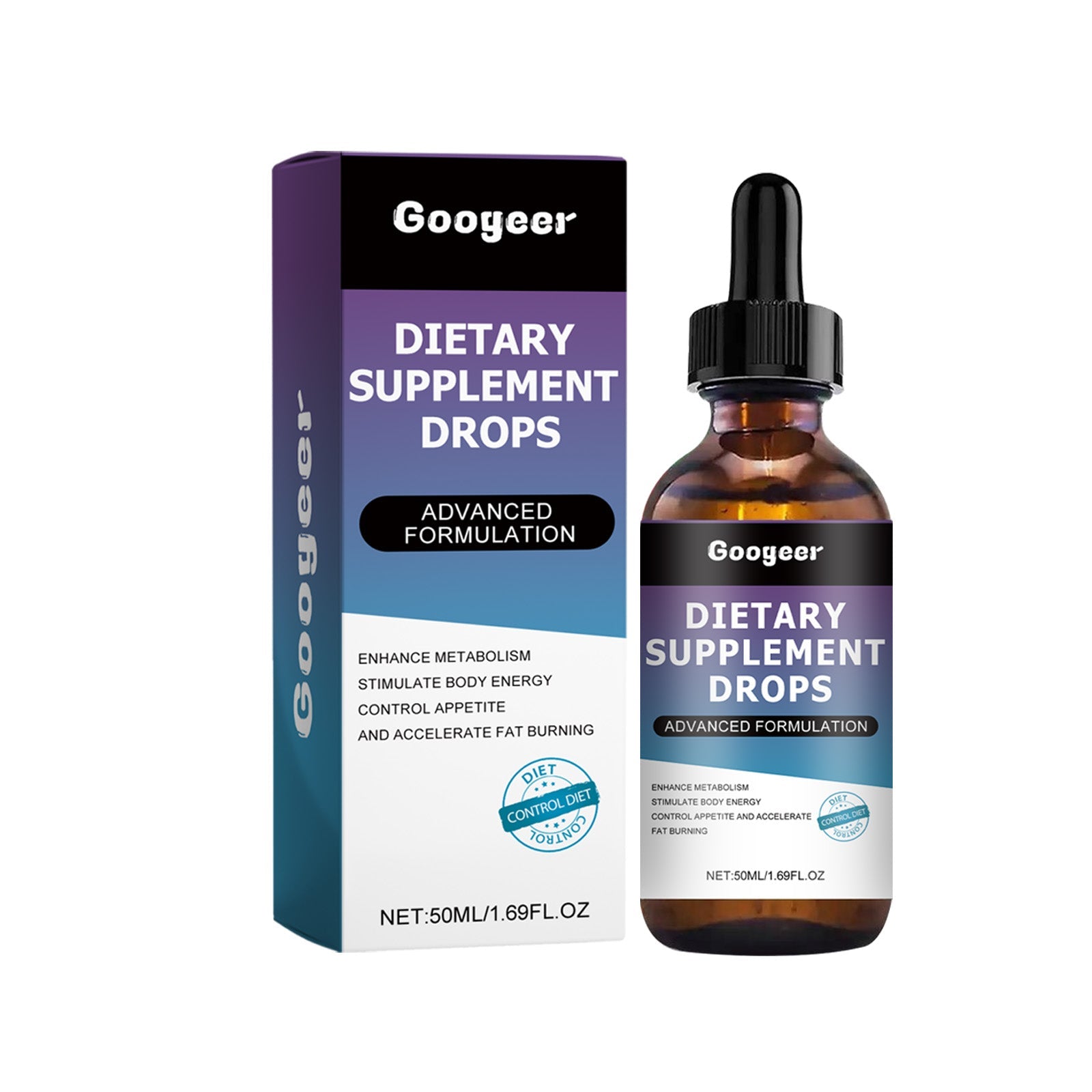Boost Energy and Fat Burn, Natural Body Care Drops, Improve Digestion ,50ml