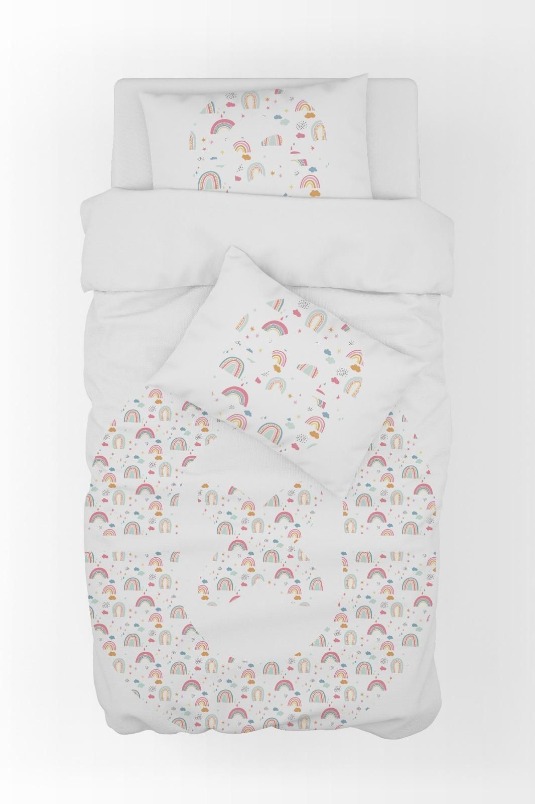 Rainbow Printed Duvet Cover Set For Baby