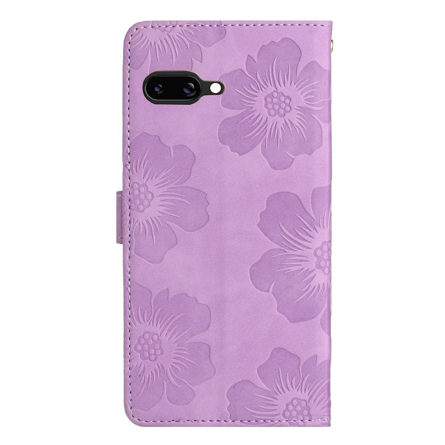 Flower Embossing Leather Case For Google Pixel 9a