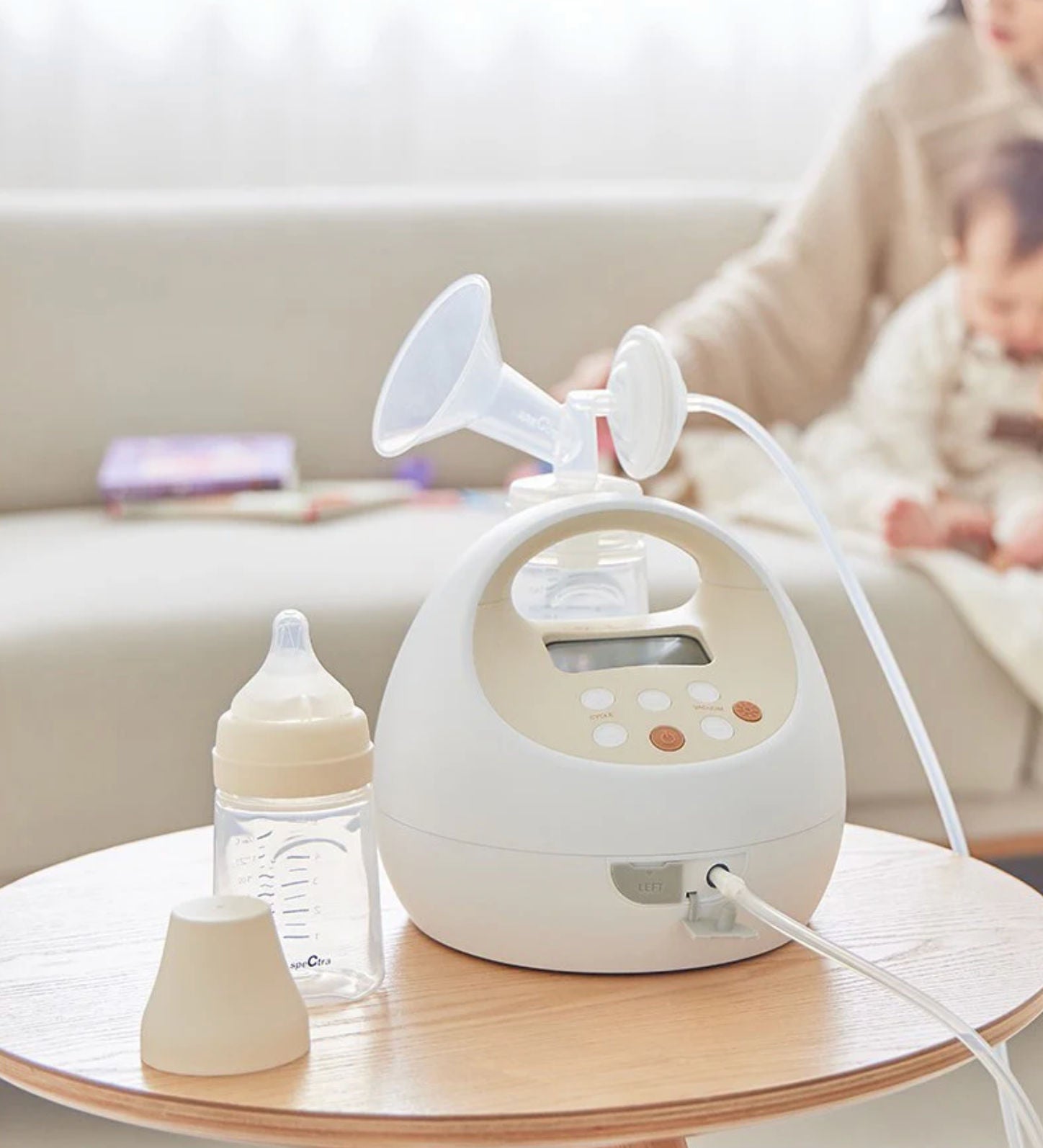 مجموعة مضخة الثدي Spectra® S2 Pro باللون البيج