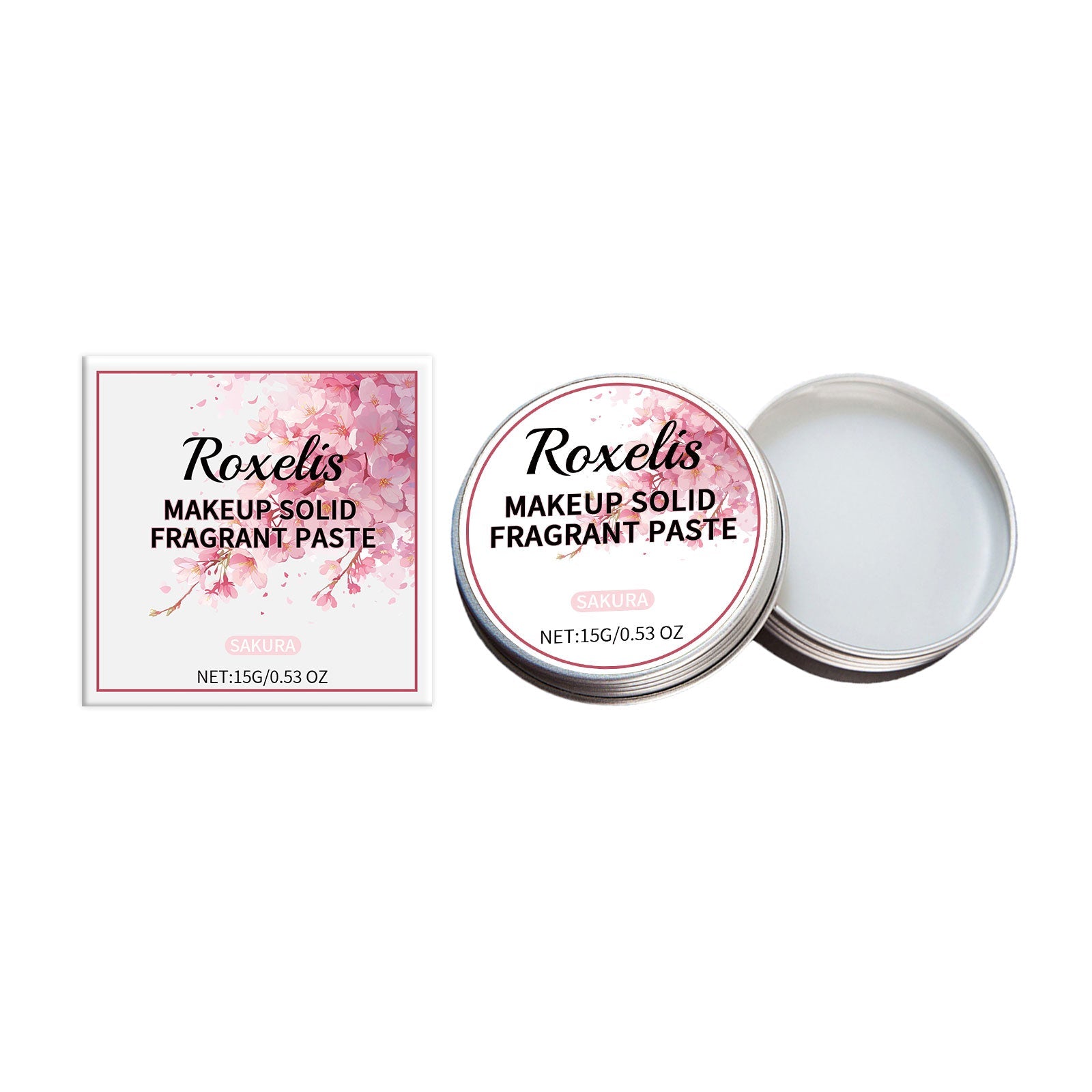 Cherry Blossom Balm, Long-Lasting Light Fragrance, Moisturizing, Non-Sticky ,15g