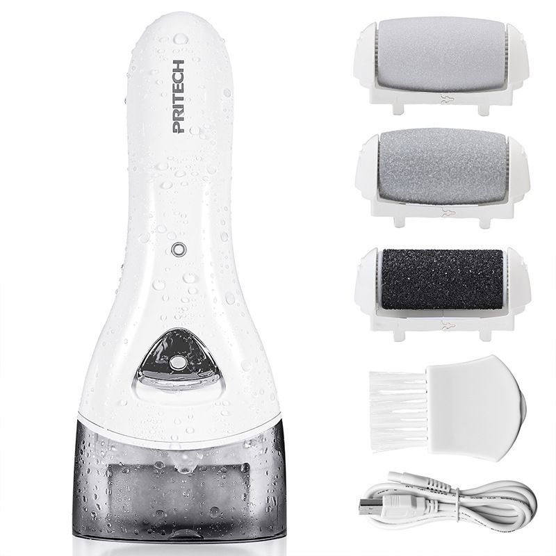 Electric Foot Callus Remover USB with 3 Grinding Heads