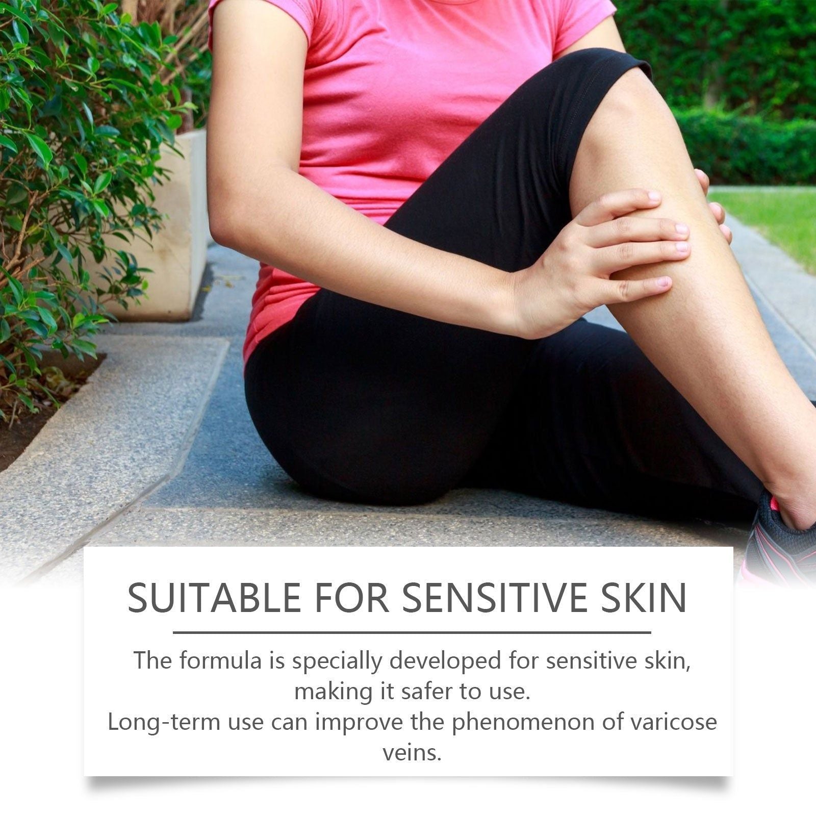Body Care Leg Treatment with Essential Oils, Moisturizing, Soothes Varicose Veins ,30ml