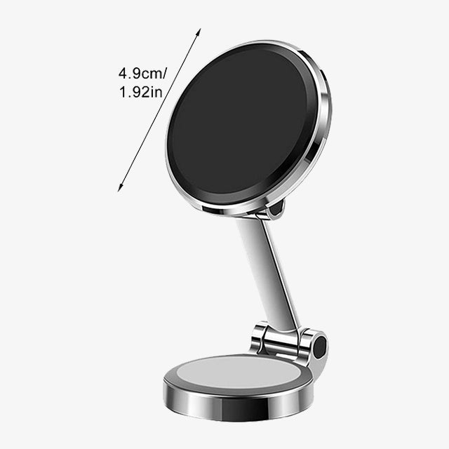 Rotatable Magnetic Car Phone Holder - Adjustable, Secure Mount for Phones & GPS Devices