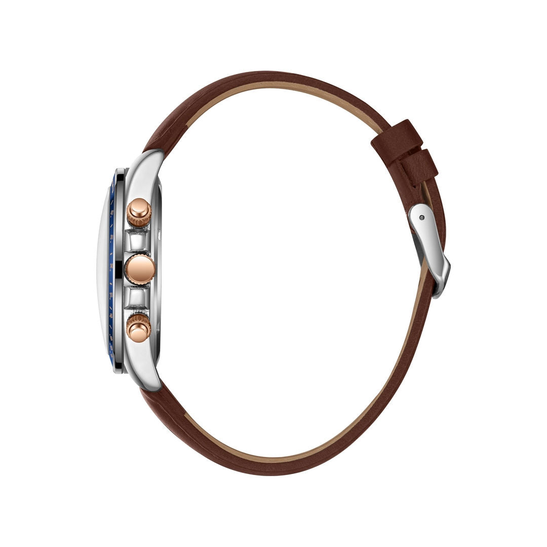 Lee Cooper Men's Leather Multifunction Watch, LC08233 Series