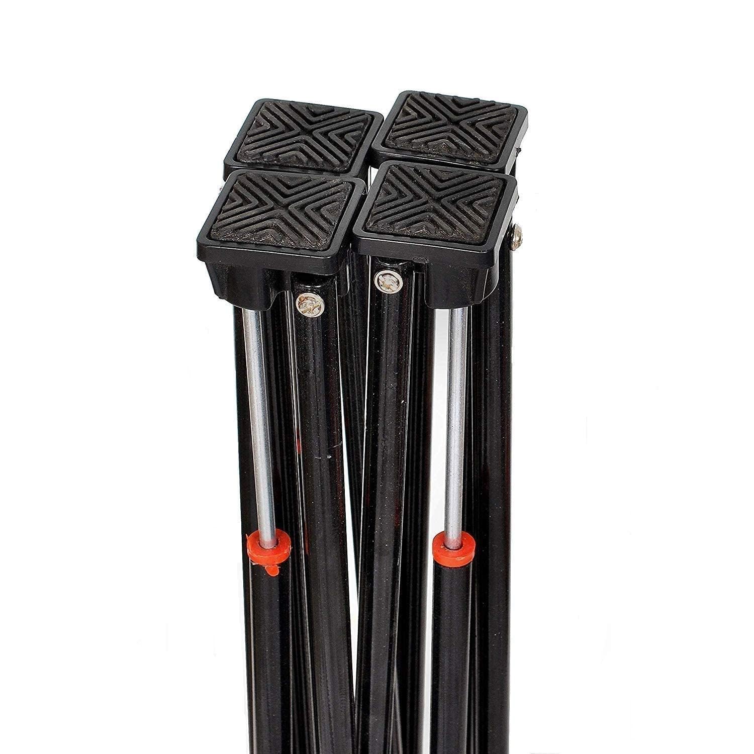 Black Color Foldable Height Adjustable Carrom Board Stand