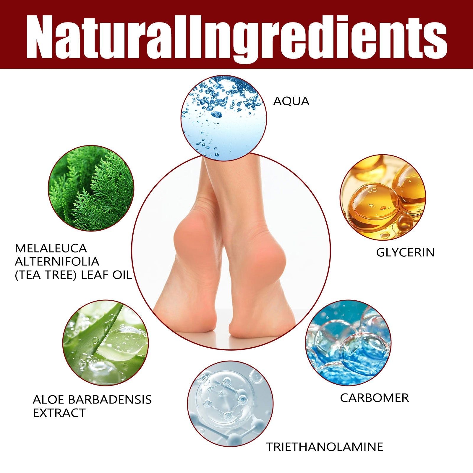 Revitalize Your Feet with Foot Care Gel, Softens Keratin, Relieves Pain ,10ml