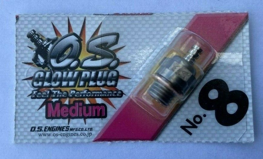 O.S Engines No.8 Glow Plug, Medium