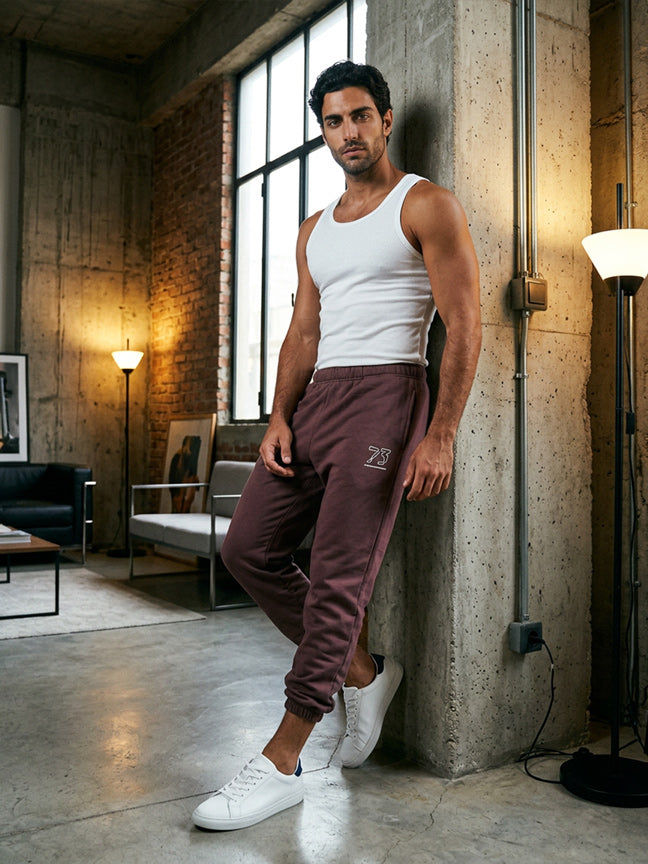 RSPR BROWN SWEATPANTS No.73
