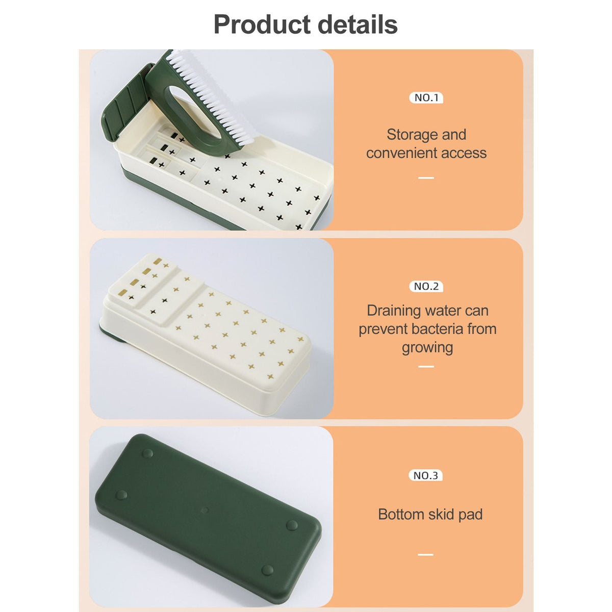 4Pcs Cleaning Brushes Set Household Versatile Detailing Brushes With Case