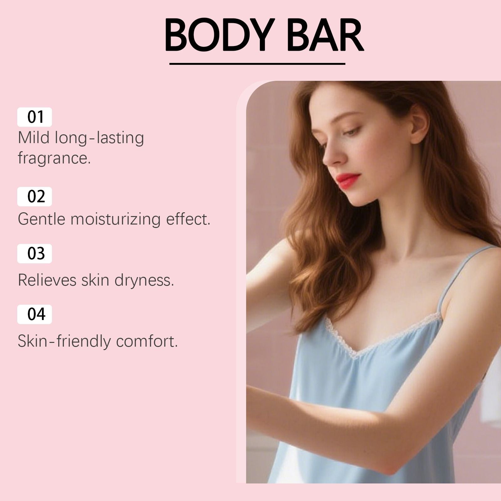 100g Fragrance Body Soap with Moisturizing and Gentle Cleansing