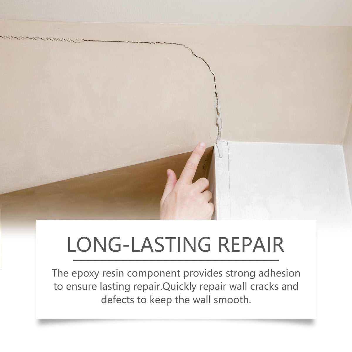 Quick Wall Mending Paint, Easy Crack Repair, Waterproof, Home Wall Touch-Up ,100g