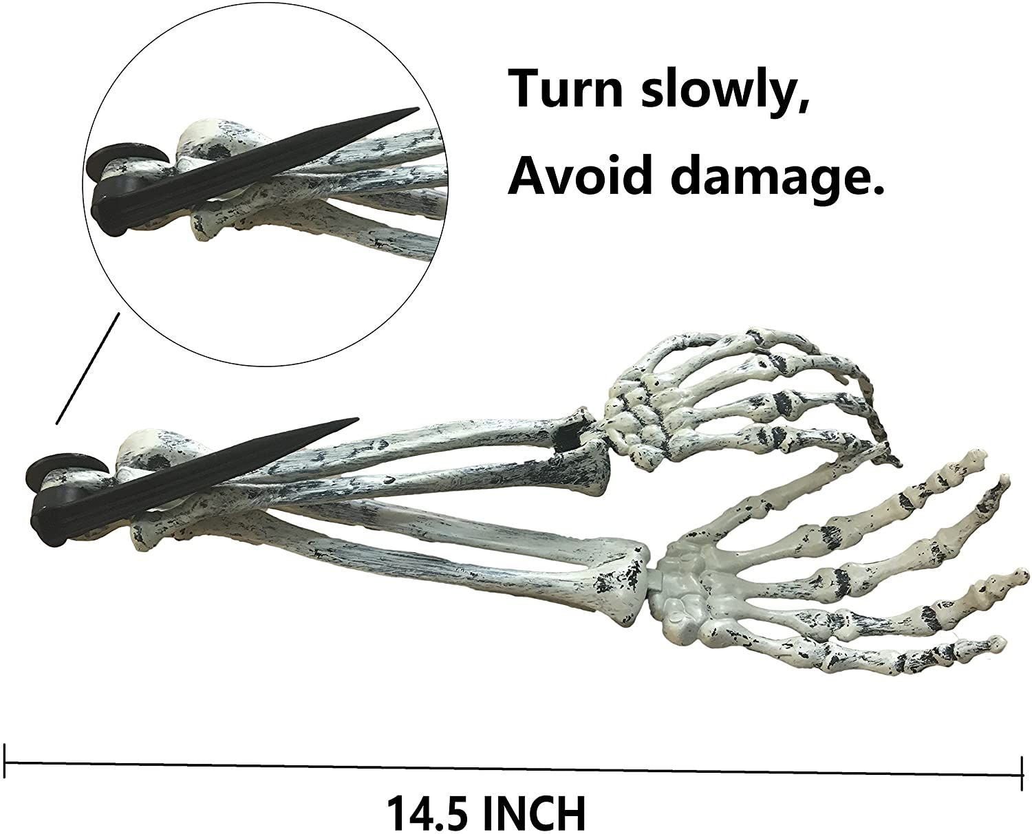 Realistic Skeleton Stakes Halloween Decorations For Garden Lawn Stakes Haunted House
