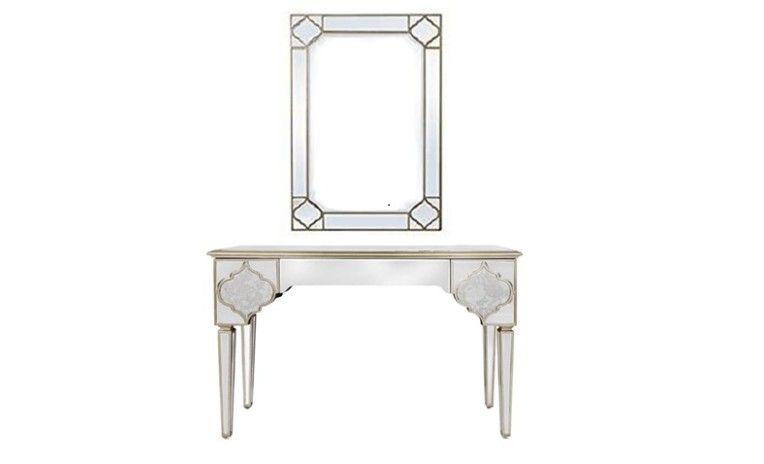 Mirrored Console Table with Mirror #17RJ091-80