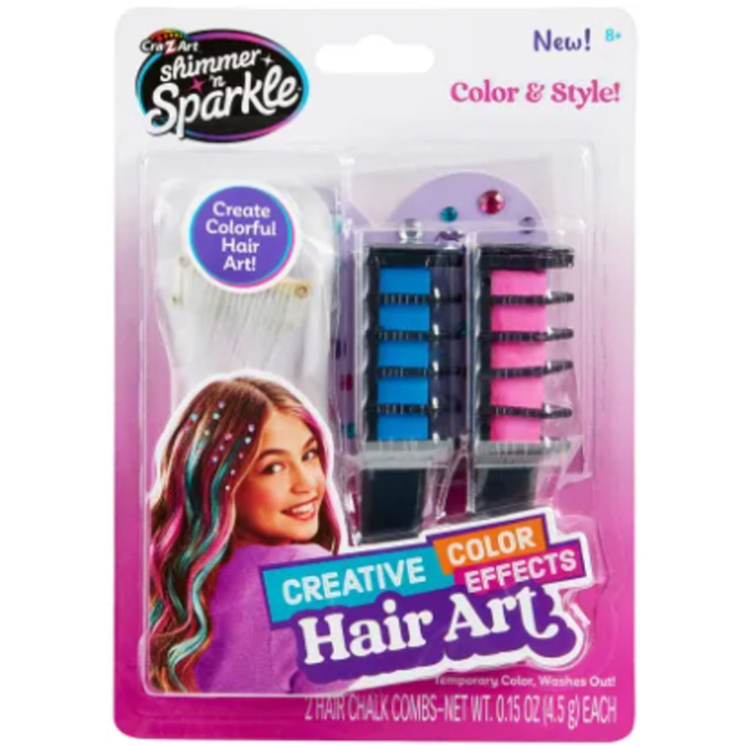 Cra-Z-Art Shimmer �n Sparkle Creative Color Effects Hair Art Kit