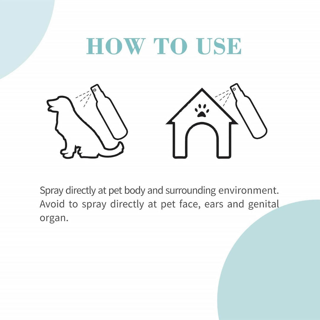 Bioline Baby Powder Deodorizing Pet Spray For Dogs & Cats, 118ml