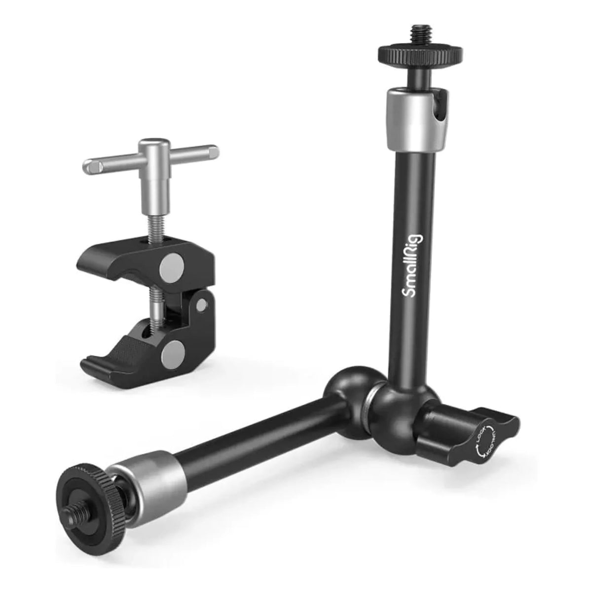 SmallRig Articulating Magic Arm with Super Clamp Kit, Ball Head Mounts, KBUM2732B