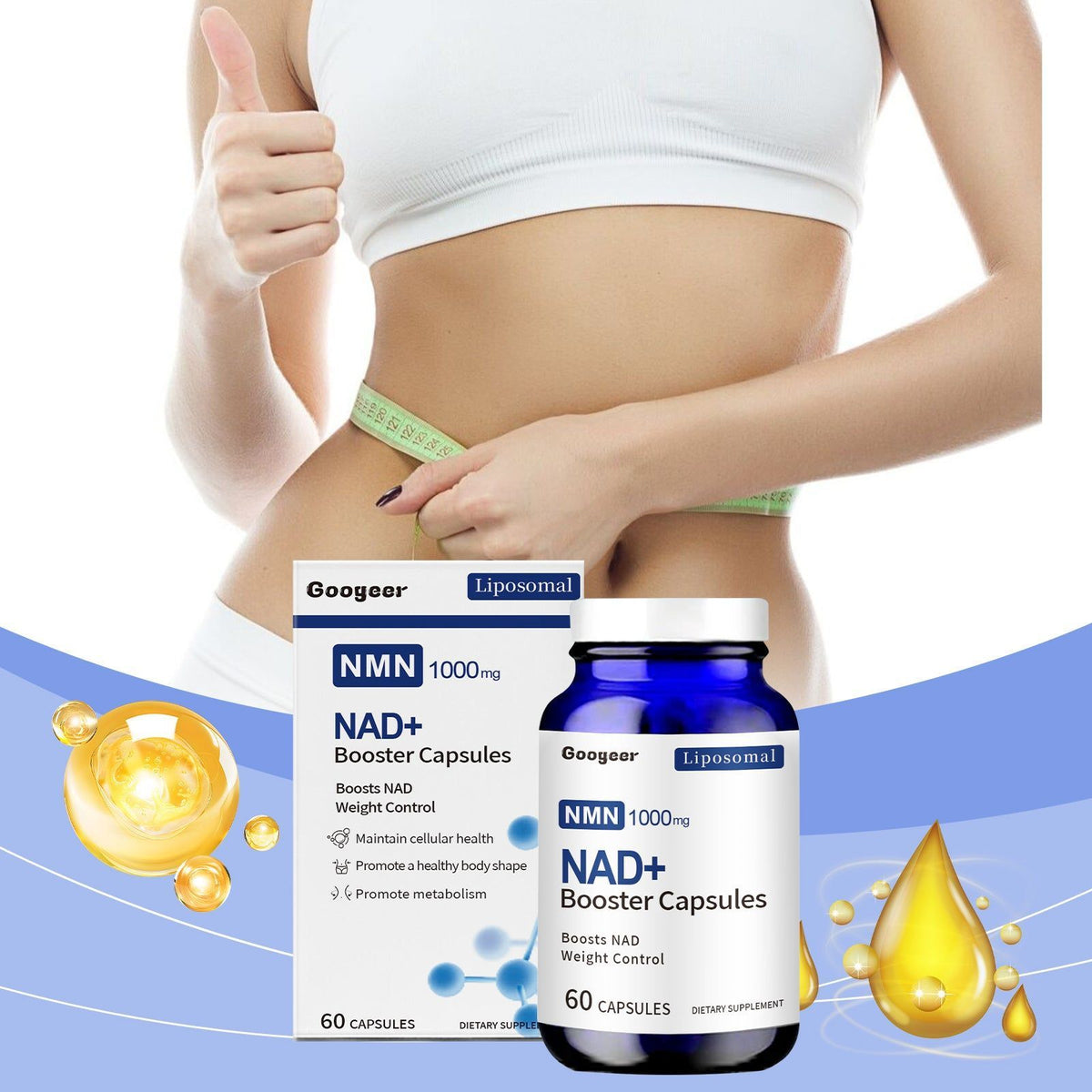 Boost Your Body Care, Antioxidant Capsules for Fitness & Wellness, Easy Daily Use ,60 capsules