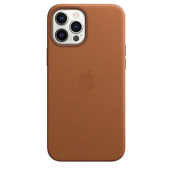 Leather Case For iPhone 12 Pro Max - Magsafe Magnetic Mobile Phone Case with Classic Design