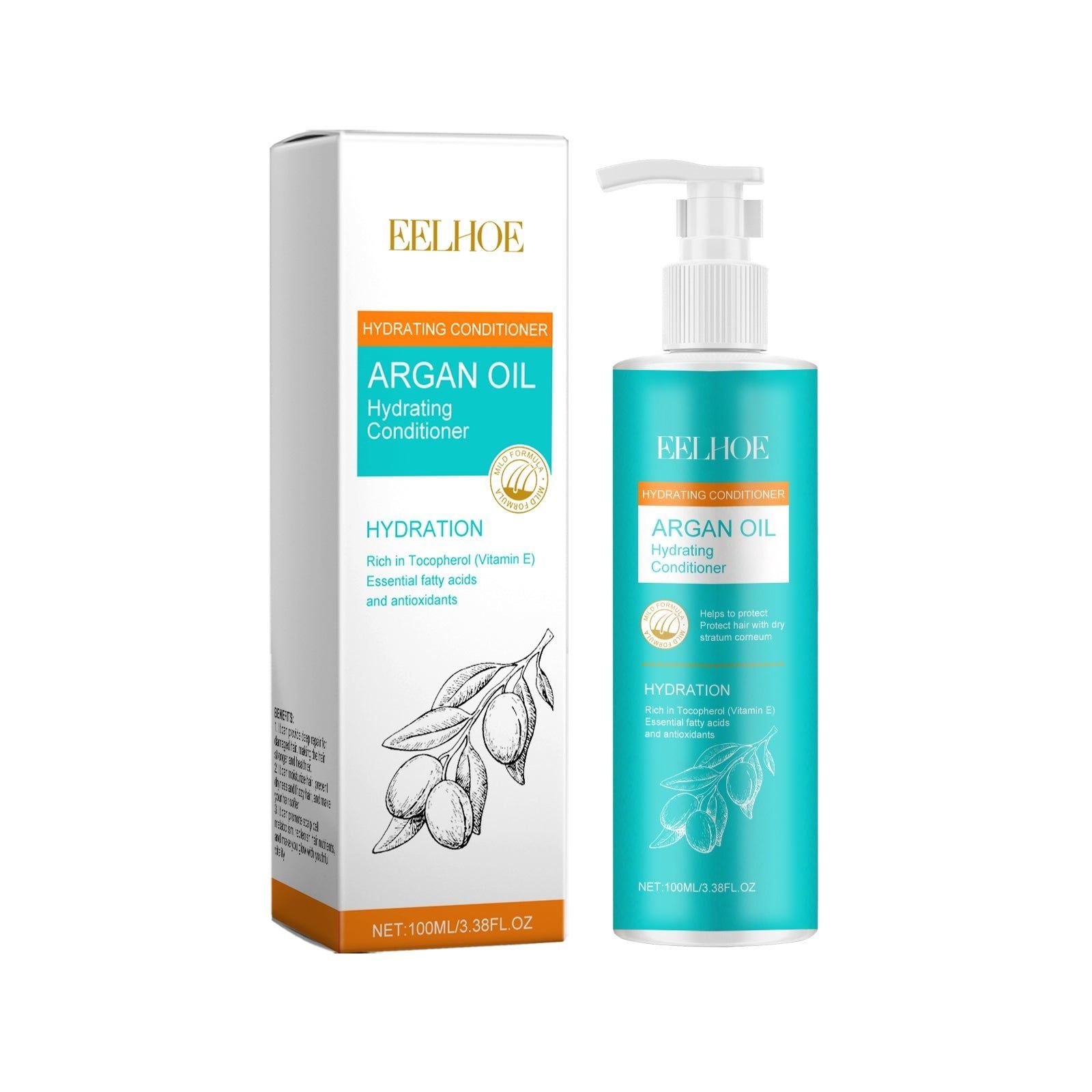 Argan Oil Moisturizing Conditioner for Dry Hair, Nourish, Hydrate, Smooth, Repair ,100ml