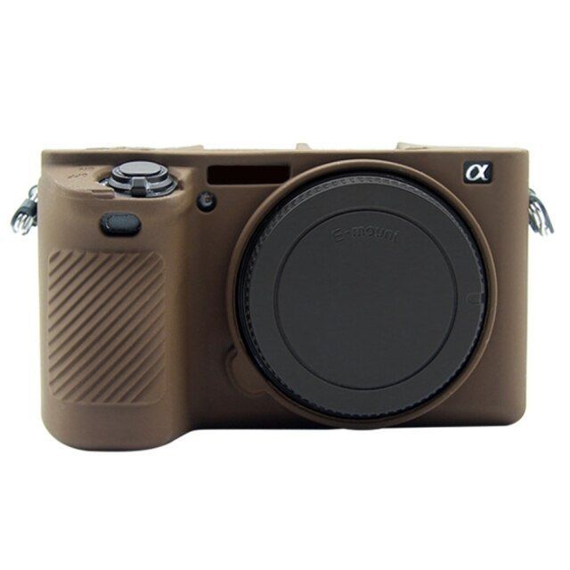 Hungry Soft Silicone Rubber Camera Body Protective Skin Case for Sony A6600 / IL