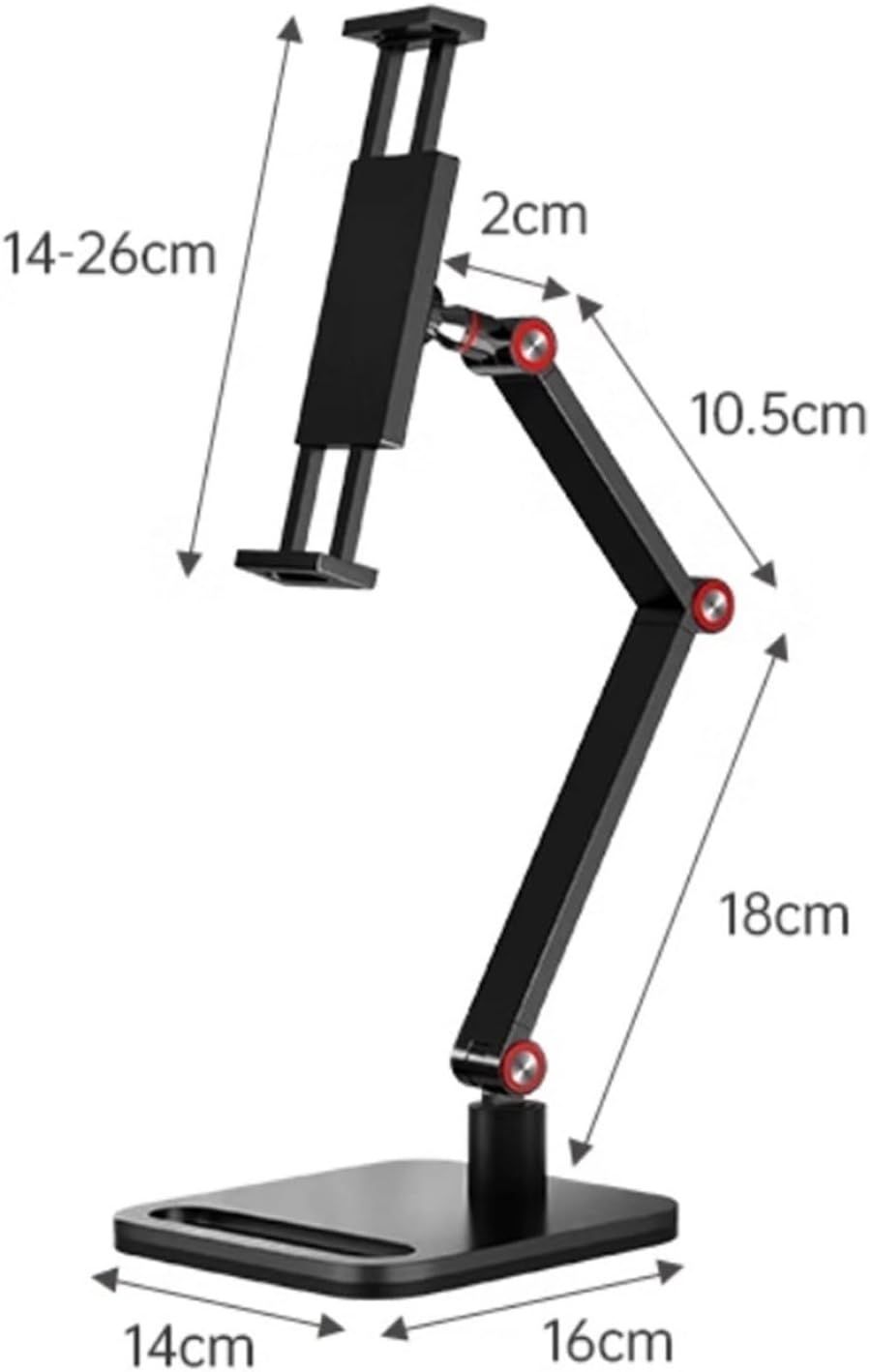 Portable Monitor Stand Universal Metal Desk Holder for Phones Tablets Screens